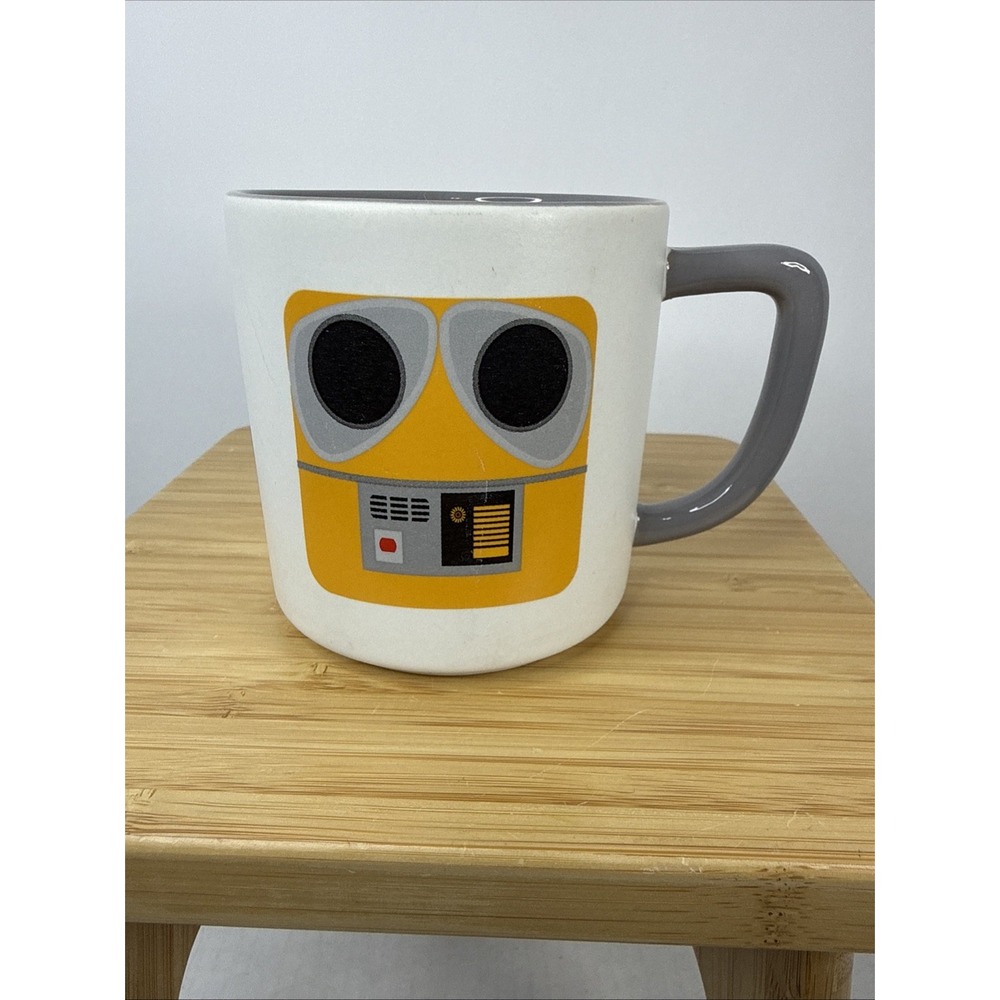 Disney Pixar WALL-E Robot Coffee Mug Cup Ceramic Disney Store Two-Sided